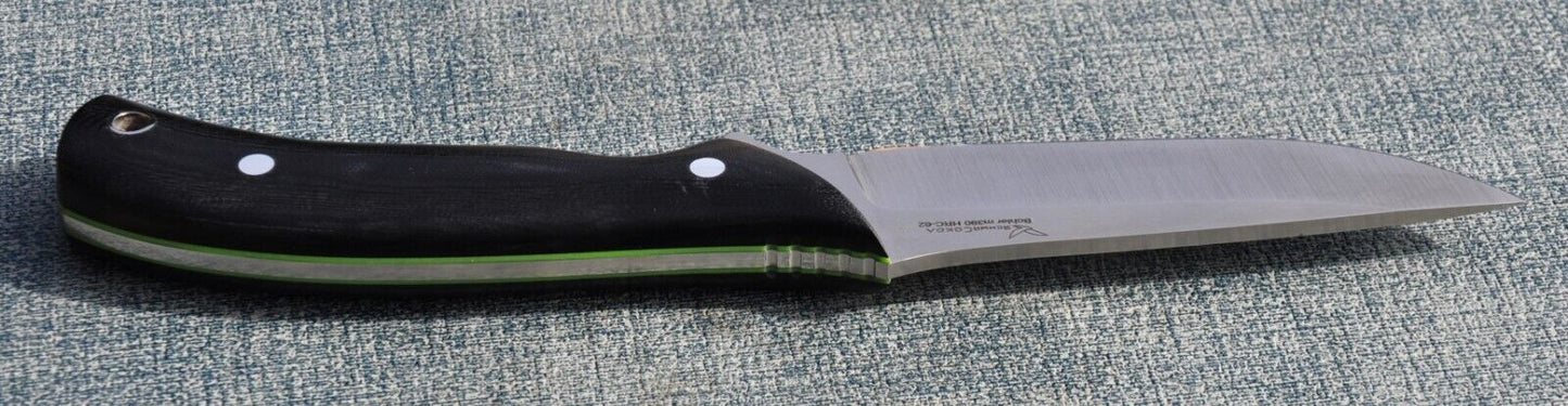 M390 Stahl Full Tang Outdoor Jagdmesser Yasniy Sokol Handarbeit