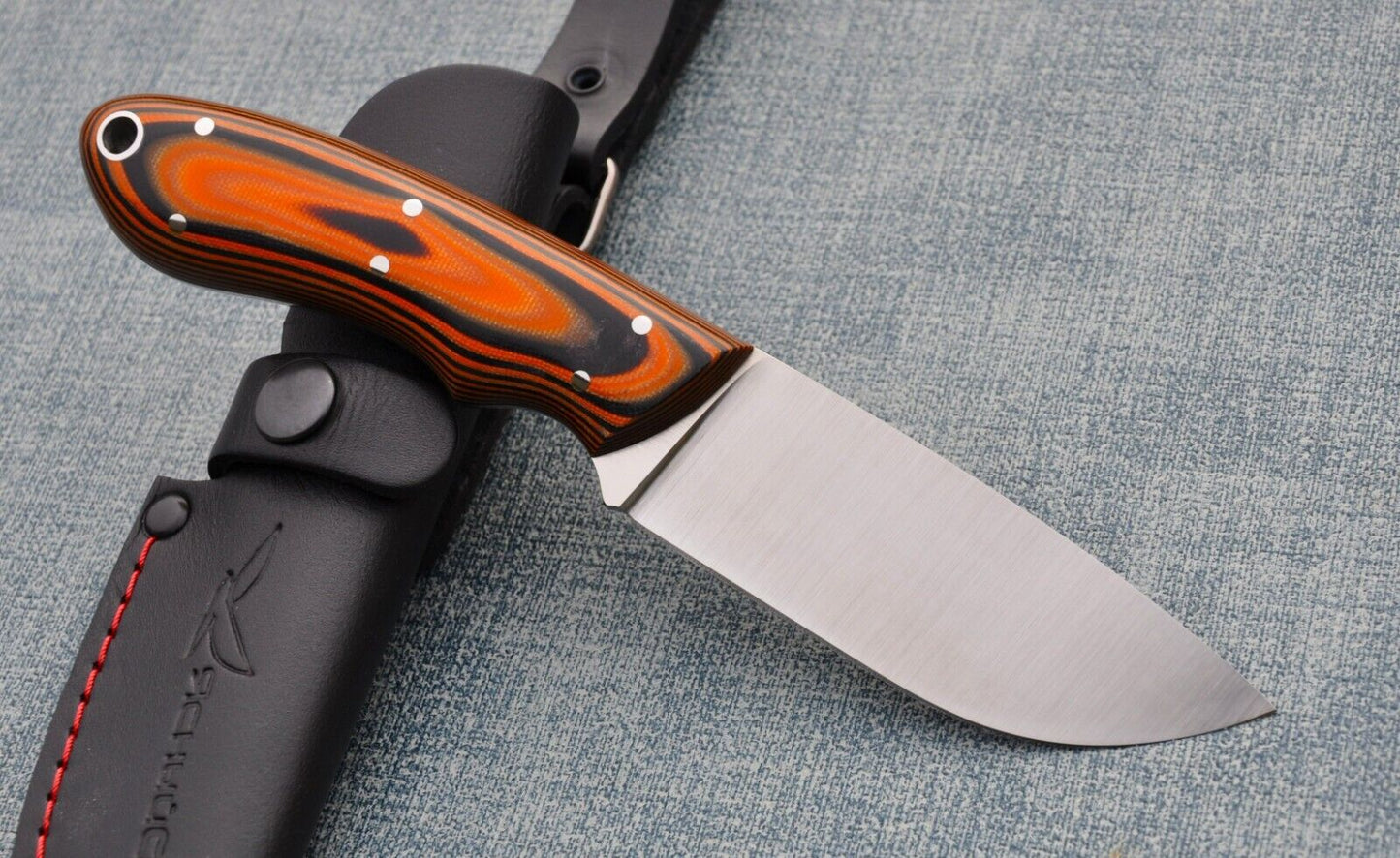 M390 Stahl Full Tang Outdoor Jagdmesser Yasniy Sokol Handarbeit