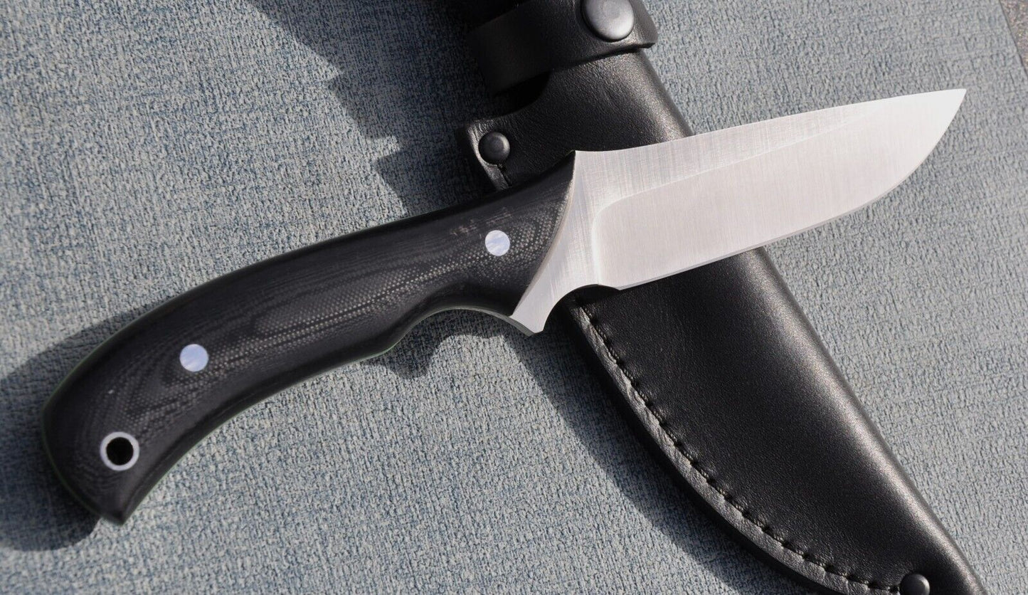 M390 Stahl Full Tang Outdoor Jagdmesser Yasniy Sokol Handarbeit