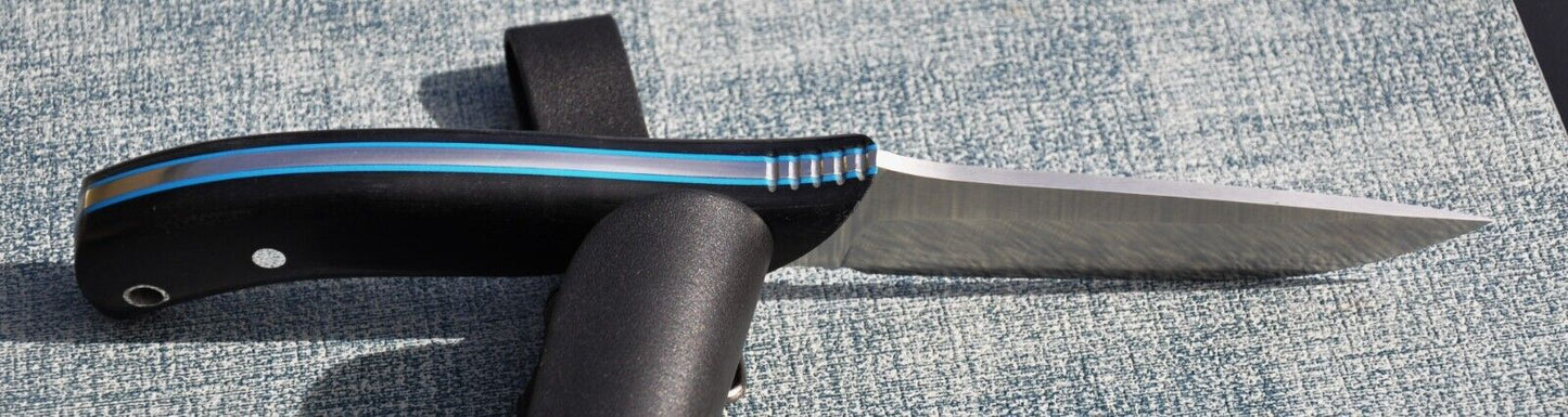 M390 Stahl Full Tang Outdoor Jagdmesser Yasniy Sokol Handarbeit