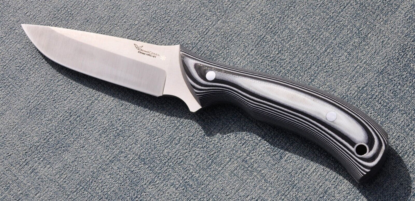 Elmax ROSTFREI Full Tang Jagdmesser Yasniy Sokol Handarbeit