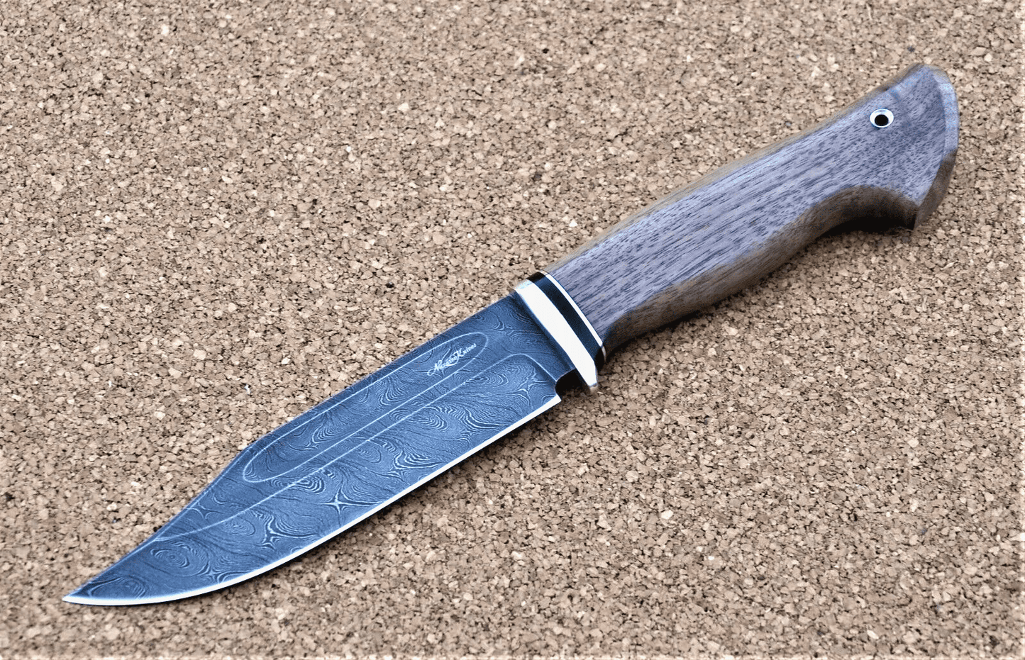 Damaszener Stahl Outdoor Jagd Damast Messer Nazarov Knives Handarbeit HRC62