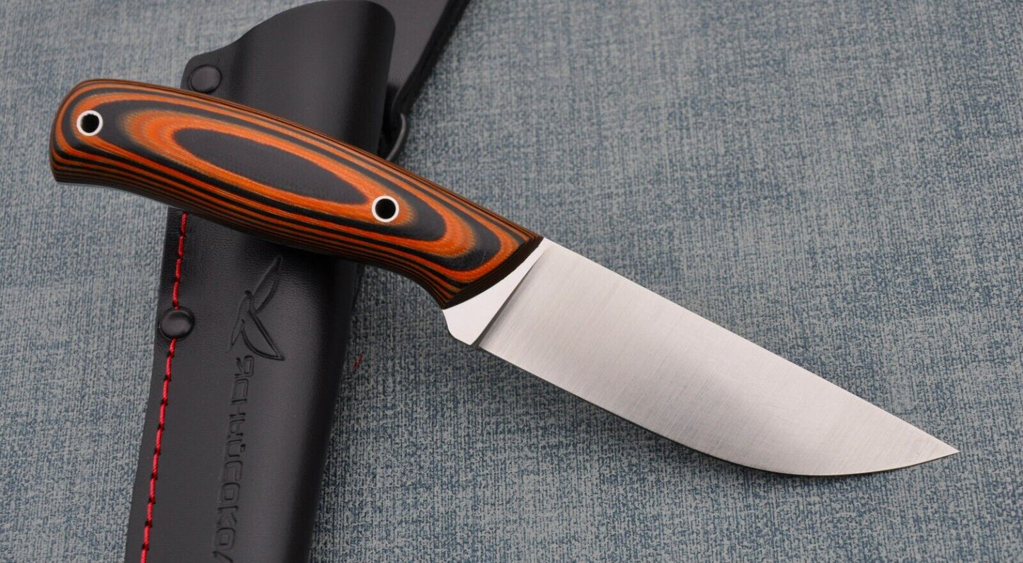 H12MF Full Tang Outdoor Jagd Messer Yasniy Sokol Handarbeit HRC 61 Сокол