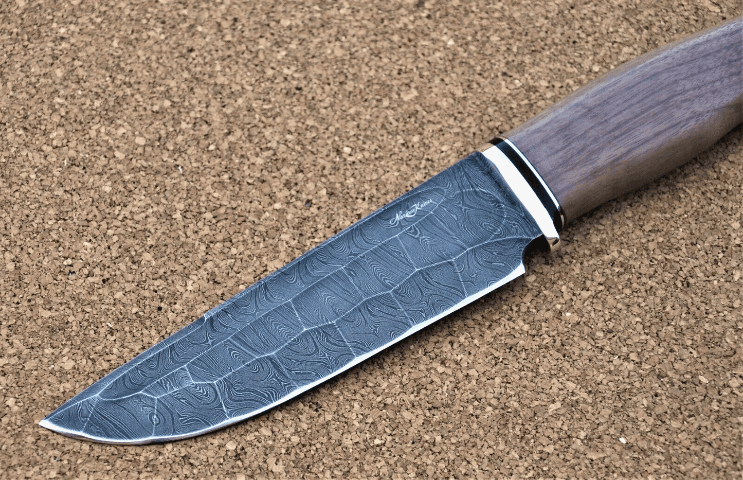 Damaszener Stahl Outdoor Jagd Damast Messer Nazarov Knives Handarbeit HRC62