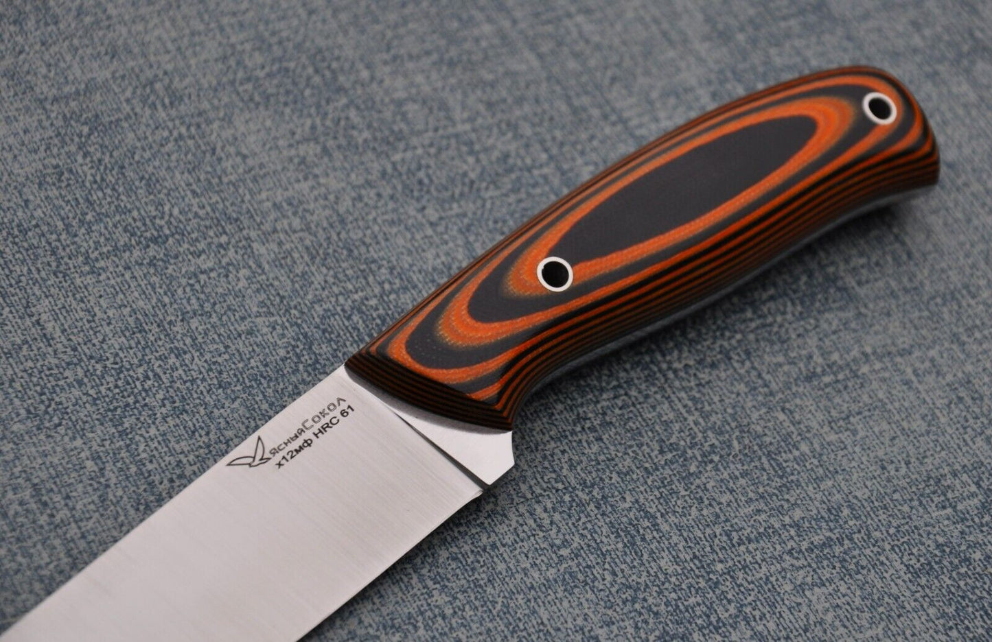 H12MF Full Tang Outdoor Jagd Messer Yasniy Sokol Handarbeit HRC 61 Сокол
