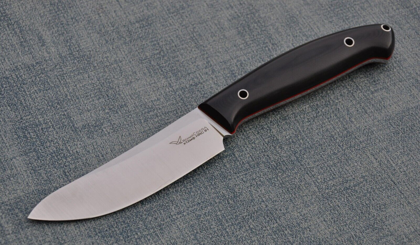 H12MF Full Tang Outdoor Jagd Messer Yasniy Sokol Handarbeit HRC 61 Лесник