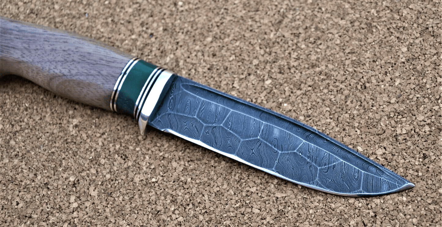 Damaszener Stahl Outdoor Jagd Damast Messer Nazarov Knives Handarbeit HRC62