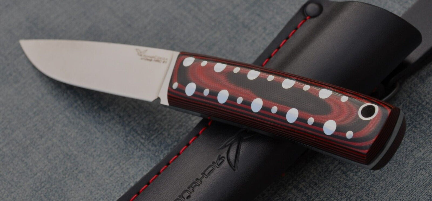 H12MF Full Tang Outdoor Jagdmesser Yasniy Sokol Handarbeit