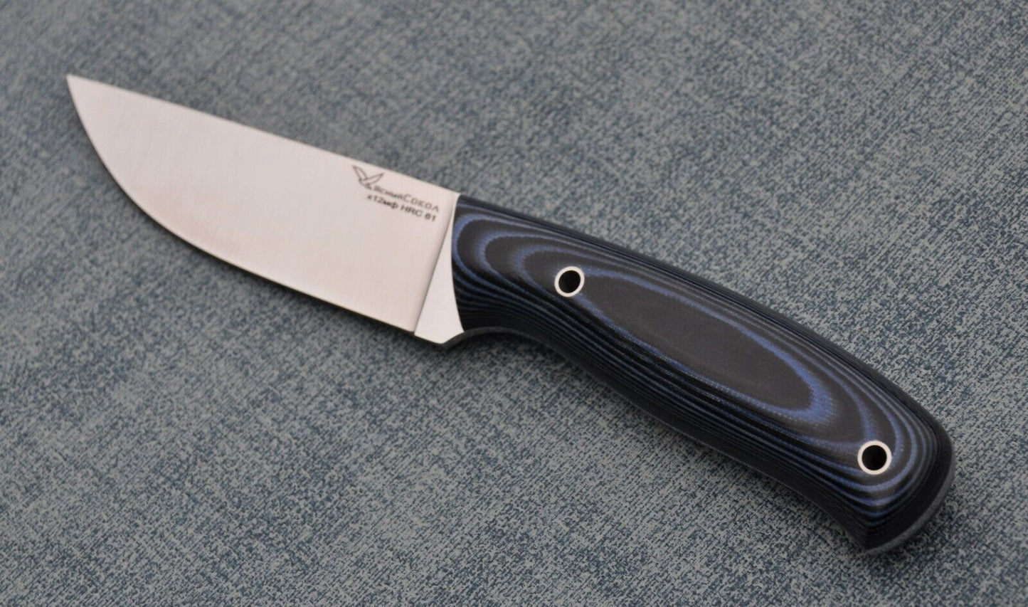 H12MF Full Tang Outdoor Jagd Messer Yasniy Sokol Handarbeit HRC 61 Сокол