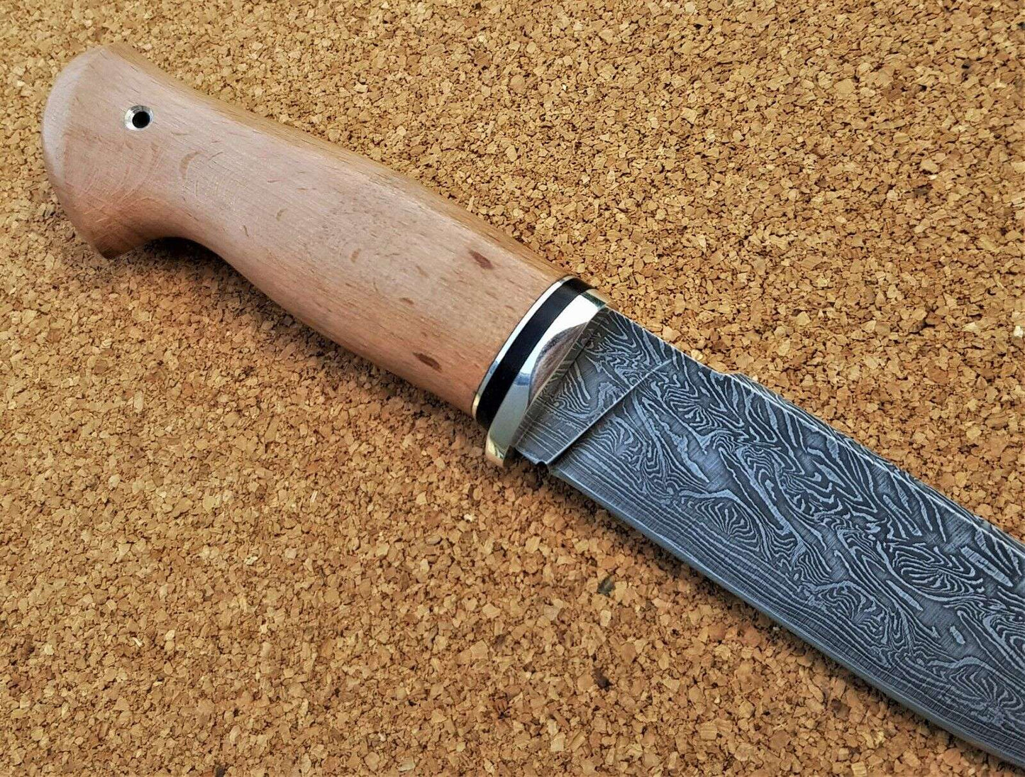 Mosaik Damast Stahl Outdoor Jagd Messer Nazarov Knives Handarbeit HRC62