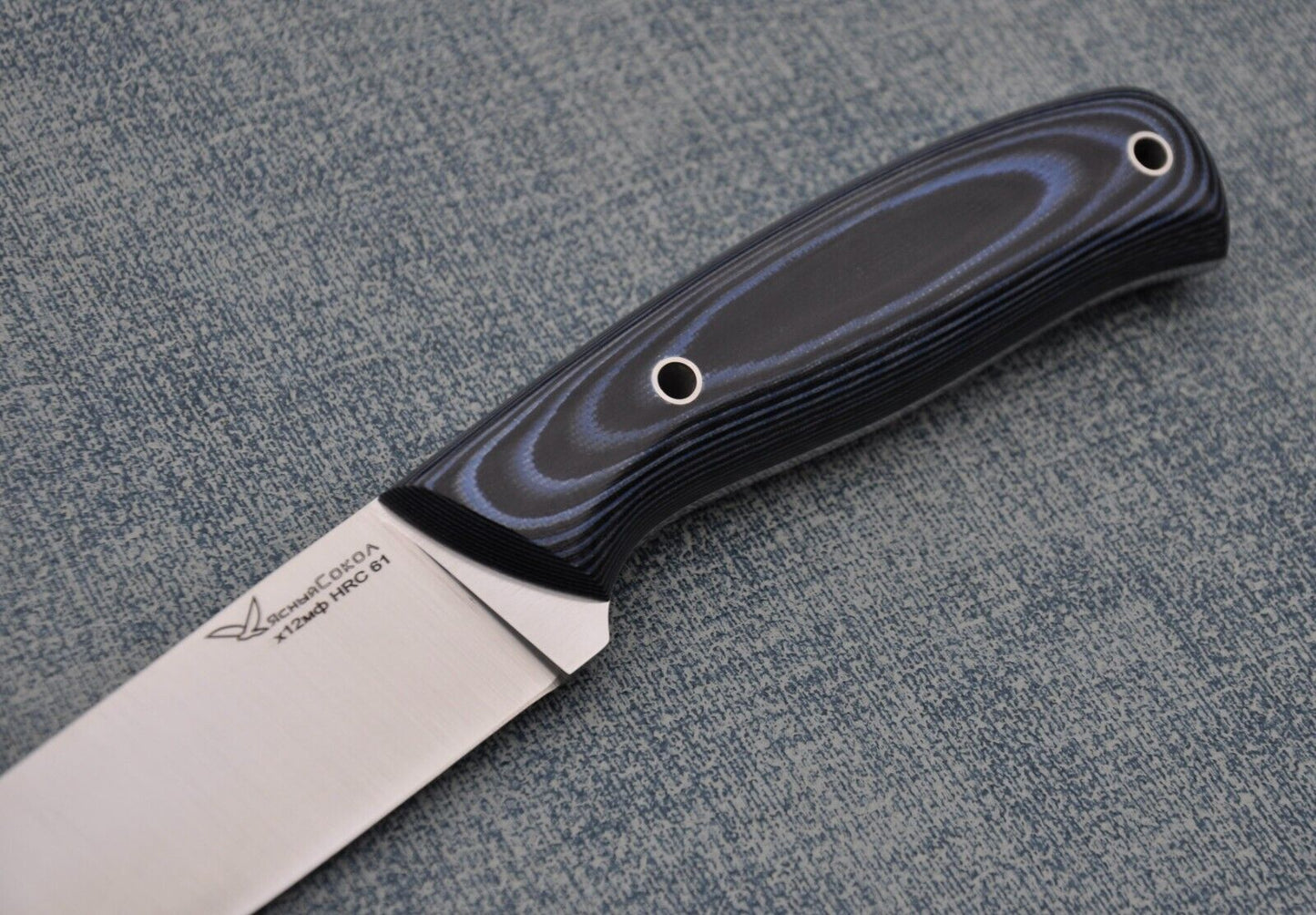 H12MF Full Tang Outdoor Jagd Messer Yasniy Sokol Handarbeit HRC 61 Сокол