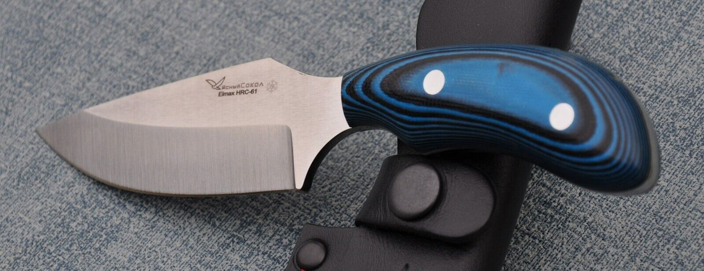 Elmax ROSTFREI Full Tang Jagdmesser Yasniy Sokol Handarbeit