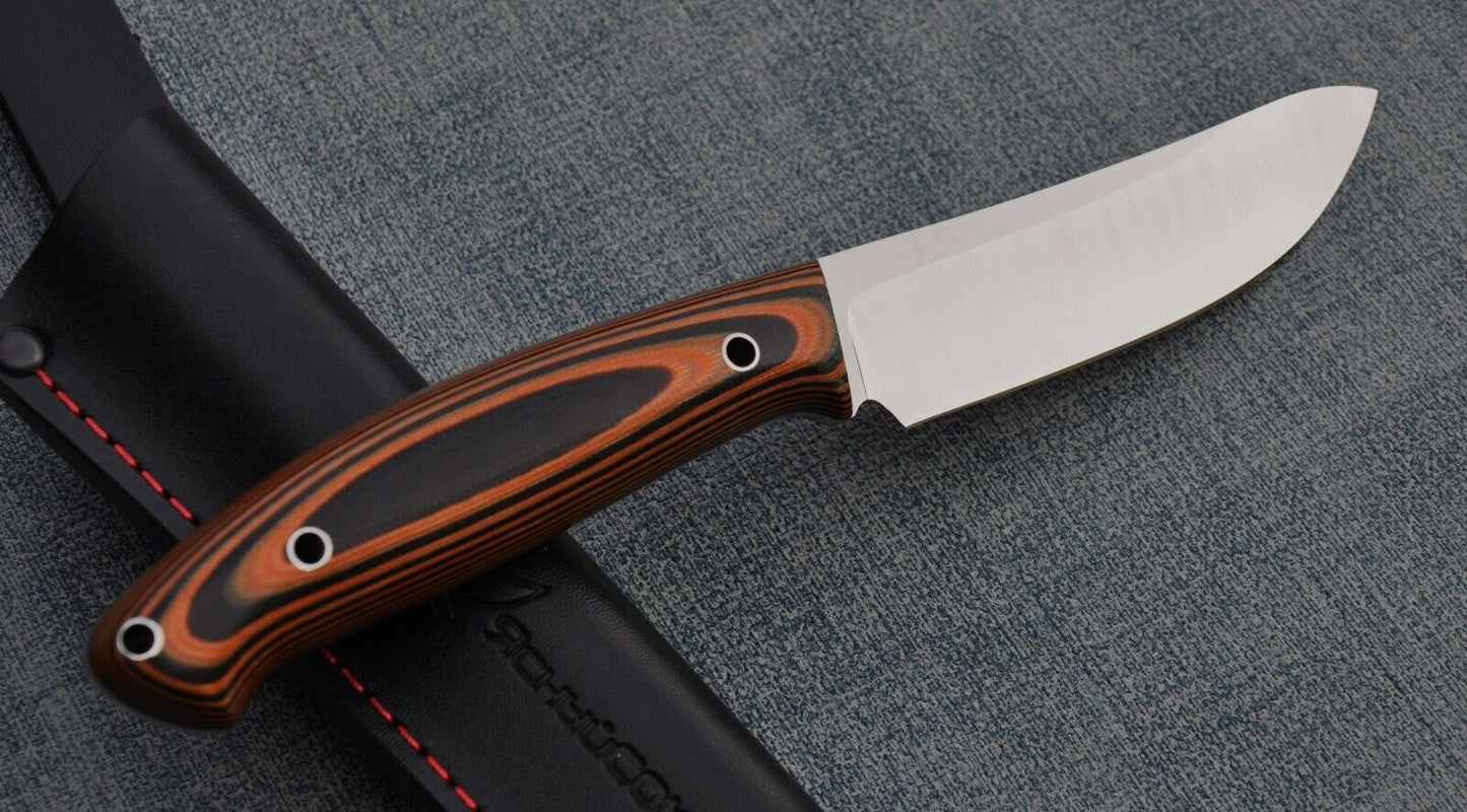 H12MF Full Tang Outdoor Jagd Messer Yasniy Sokol Handarbeit HRC61 Лесник