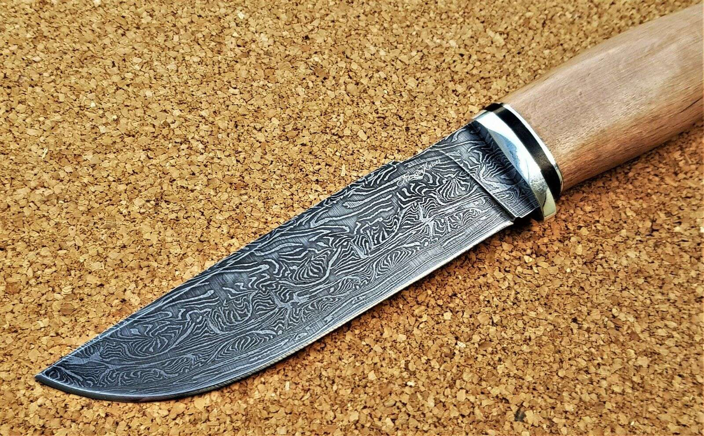 Mosaik Damast Stahl Outdoor Jagd Messer Nazarov Knives Handarbeit HRC62