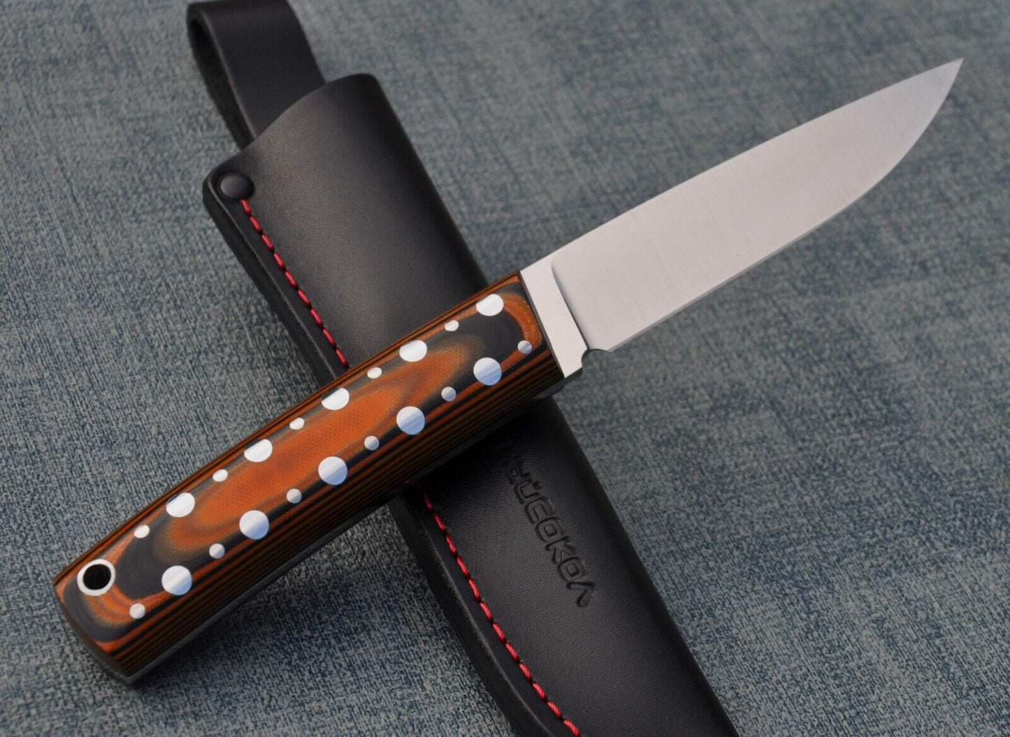 H12MF Full Tang Outdoor Jagdmesser Yasniy Sokol Handarbeit