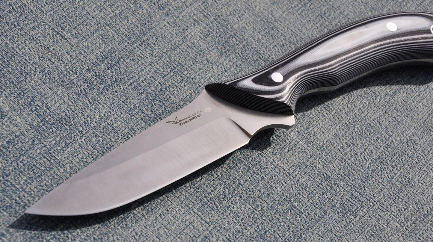 Elmax ROSTFREI Full Tang Jagdmesser Yasniy Sokol Handarbeit