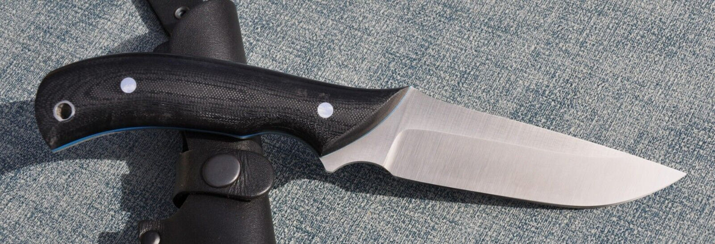 M390 Stahl Full Tang Outdoor Jagdmesser Yasniy Sokol Handarbeit