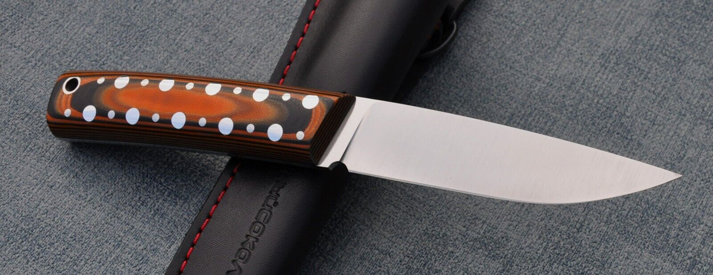 H12MF Full Tang Outdoor Jagdmesser Yasniy Sokol Handarbeit