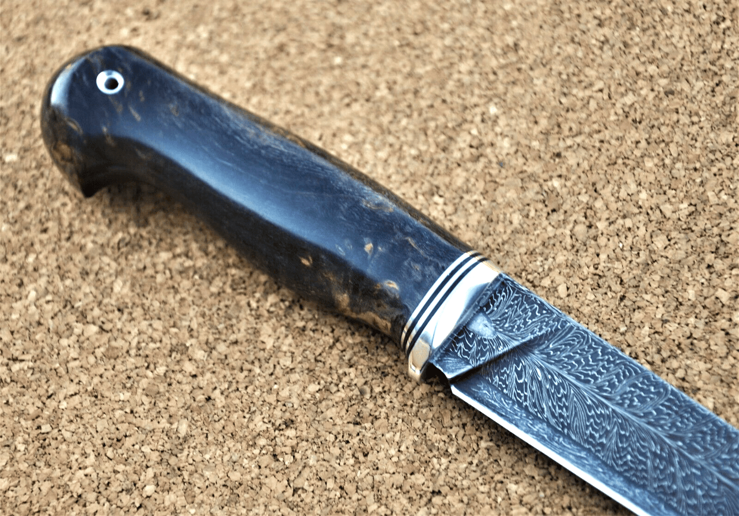 Nazarov Knives Russland Mosaik Damast Stahl Outdoor JagdMesser Handarbeit HRC62