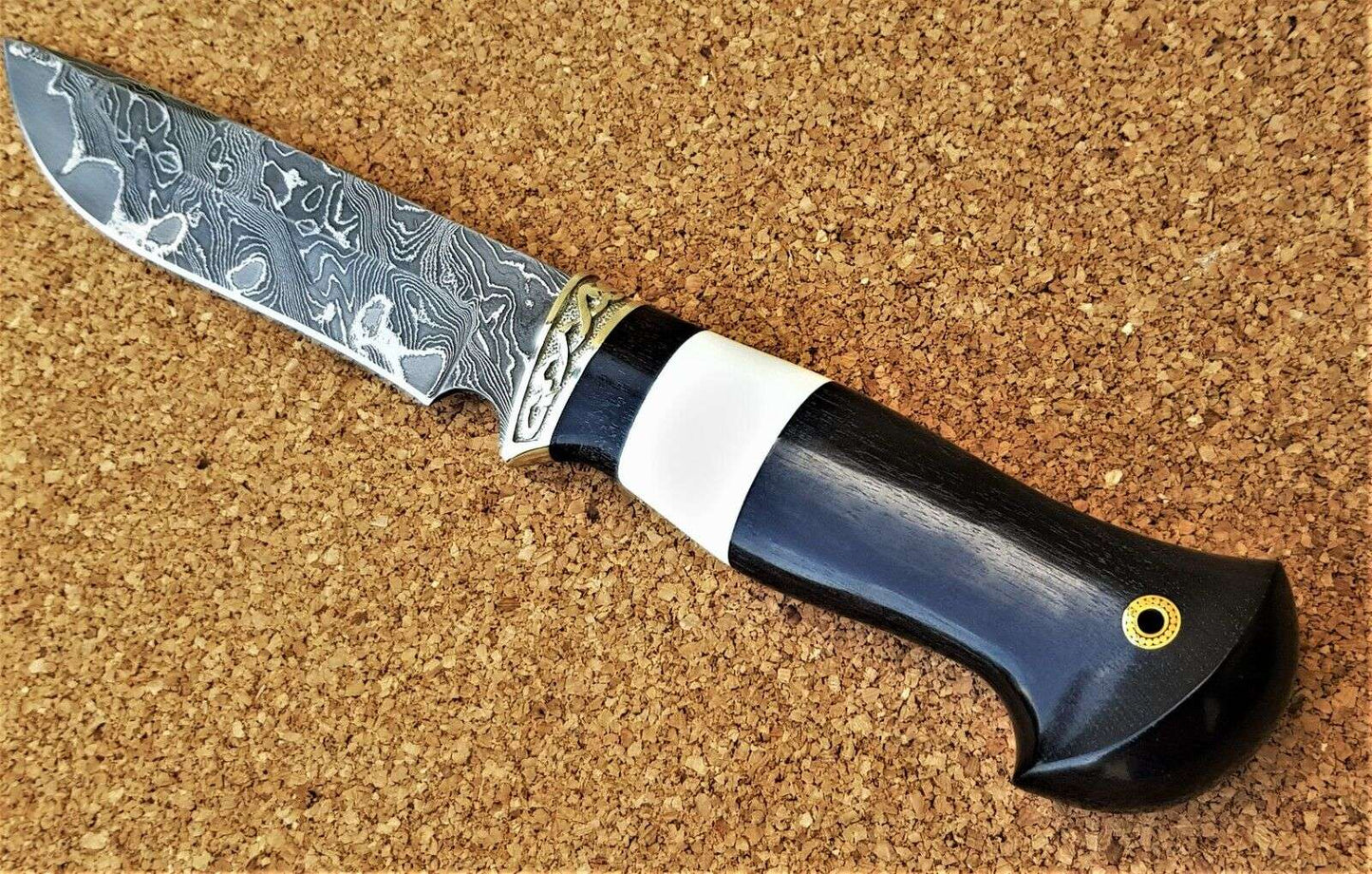 Nazarov Knives Russland Damaszener Stahl Outdoor Jagd Messer Handarbeit HRC62