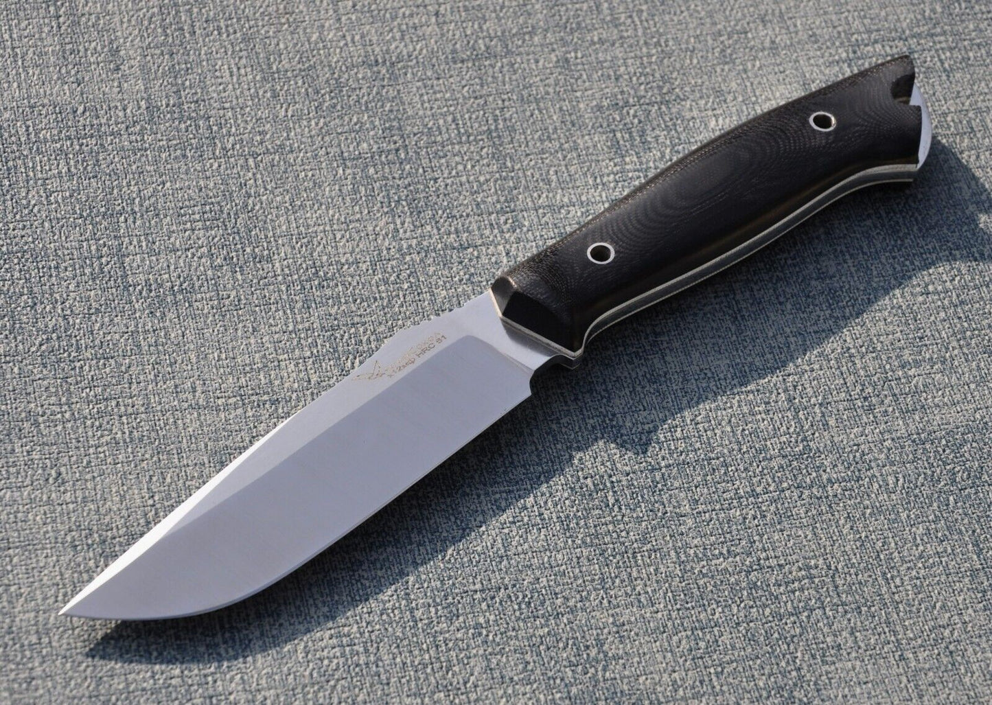 H12MF Full Tang Outdoor Jagdmesser Yasniy Sokol Handarbeit