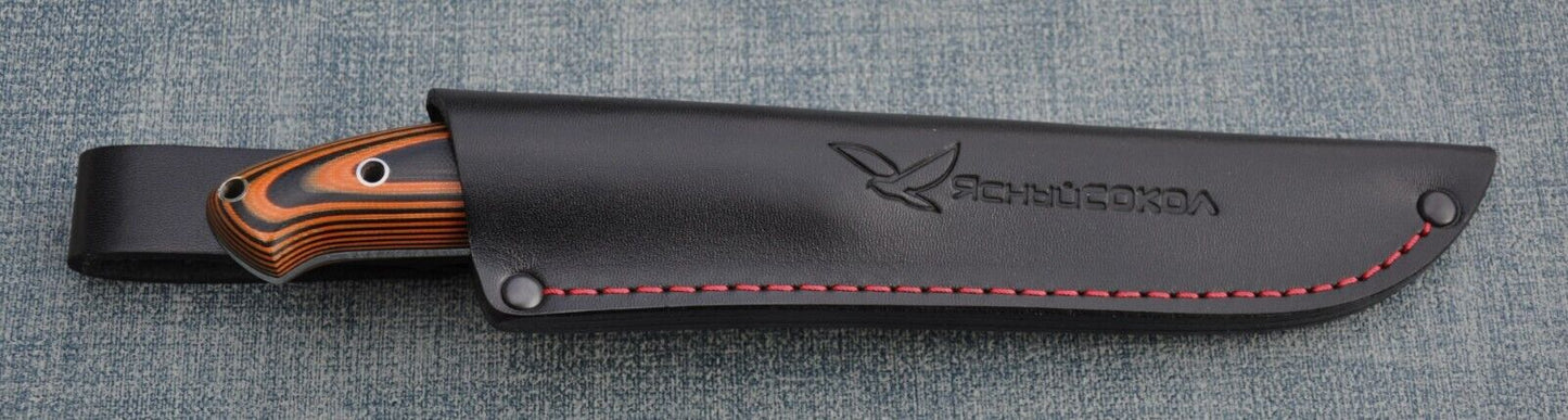 H12MF Full Tang Outdoor Jagd Messer Yasniy Sokol Handarbeit HRC61 Лесник