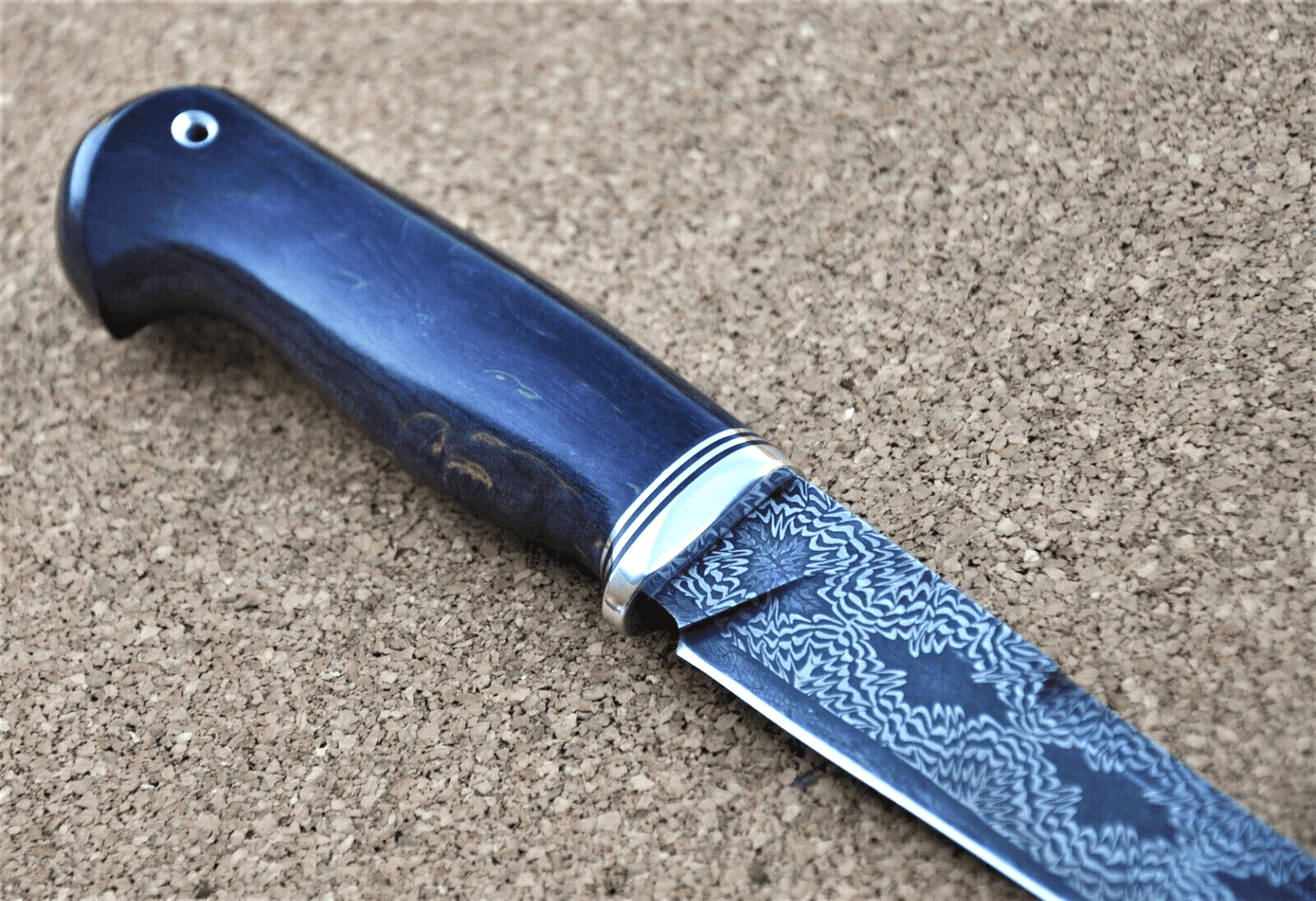 Nazarov Knives Russland Mosaik Damast Stahl Outdoor JagdMesser Handarbeit HRC62