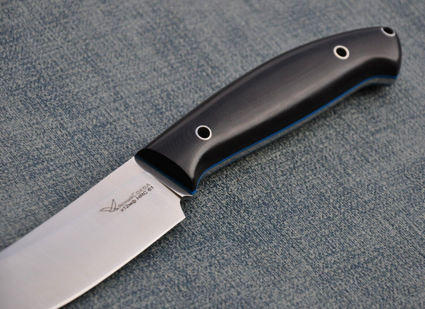 H12MF Full Tang Outdoor Jagd Messer Yasniy Sokol Handarbeit HRC 61 Лесник