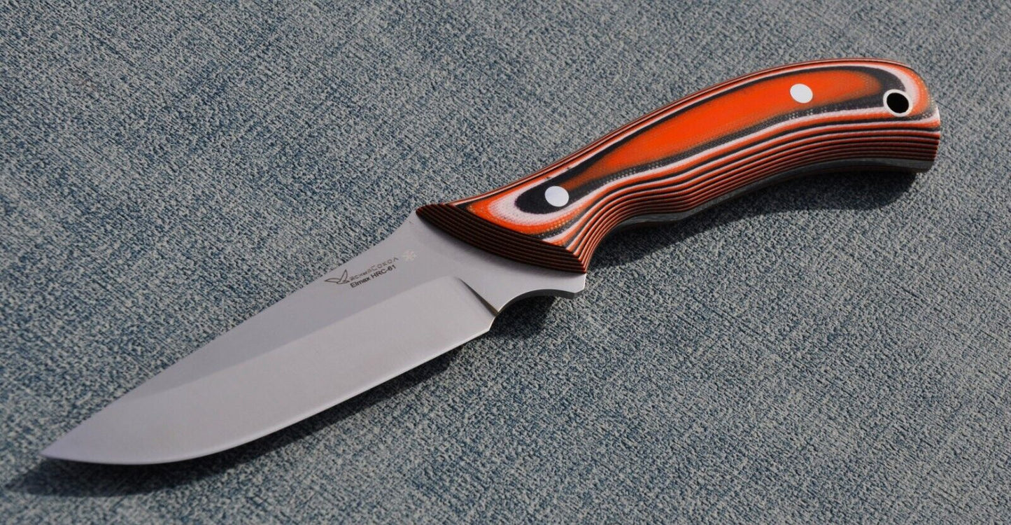 Elmax ROSTFREI Full Tang Jagdmesser Yasniy Sokol Handarbeit
