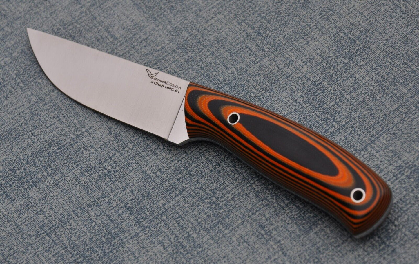 H12MF Full Tang Outdoor Jagd Messer Yasniy Sokol Handarbeit HRC 61 Сокол