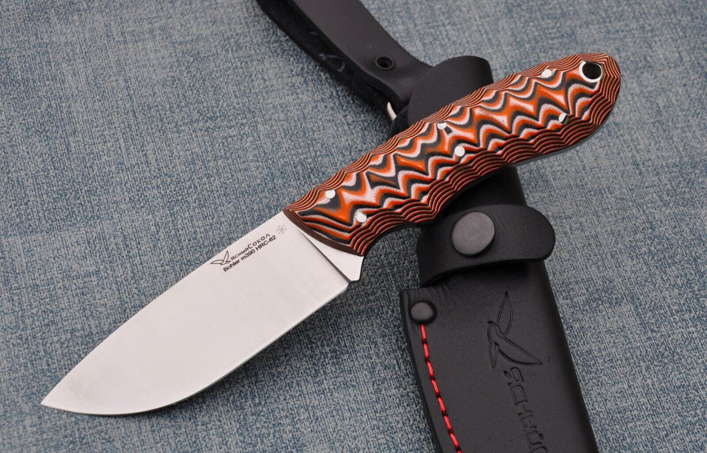 M390 Stahl FullTang Outdoor JagdMesser Yasniy Sokol