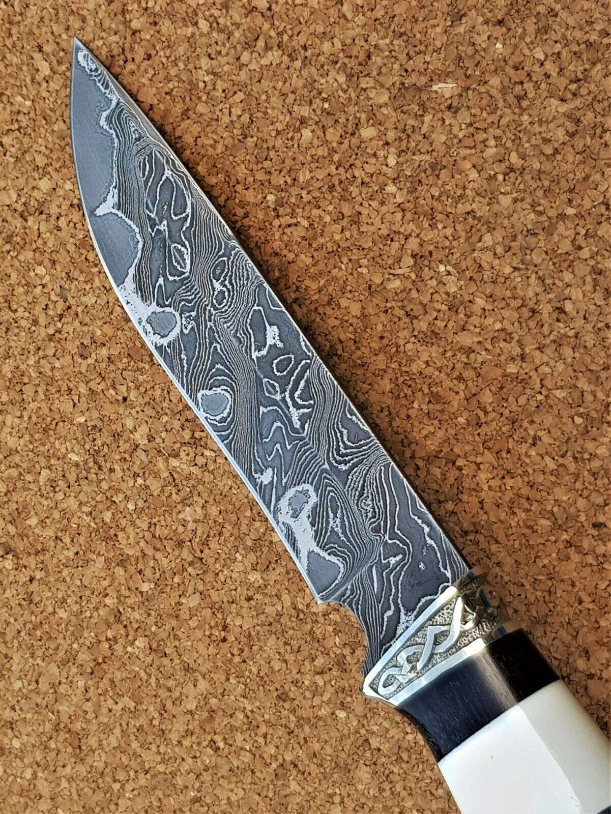 Nazarov Knives Russland Damaszener Stahl Outdoor Jagd Messer Handarbeit HRC62