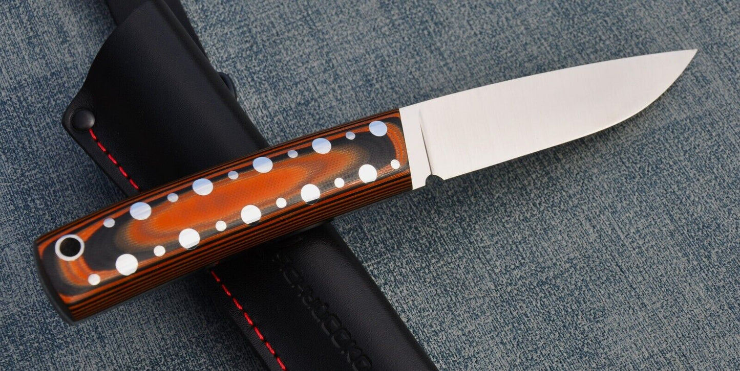 H12MF Full Tang Outdoor Jagdmesser Yasniy Sokol Handarbeit