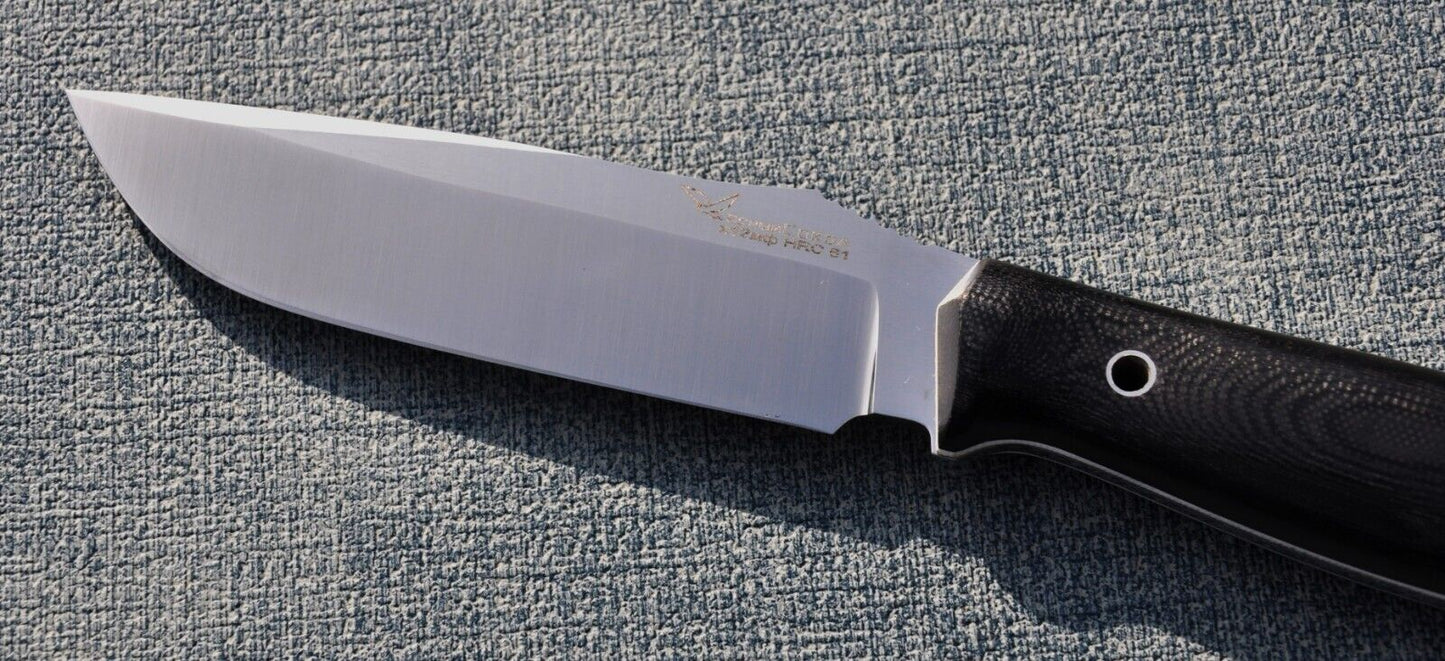 H12MF Full Tang Outdoor Jagdmesser Yasniy Sokol Handarbeit