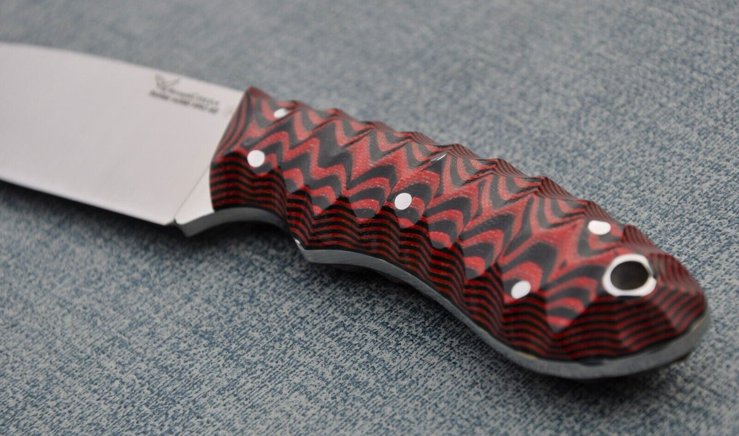 M390 Stahl FullTang Outdoor Jagdmesser Yasniy Sokol Handarbeit