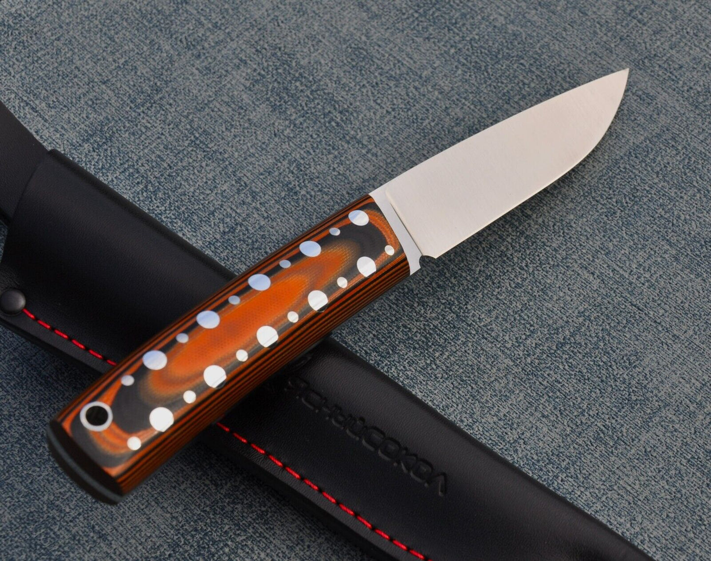 H12MF Full Tang Outdoor Jagdmesser Yasniy Sokol Handarbeit