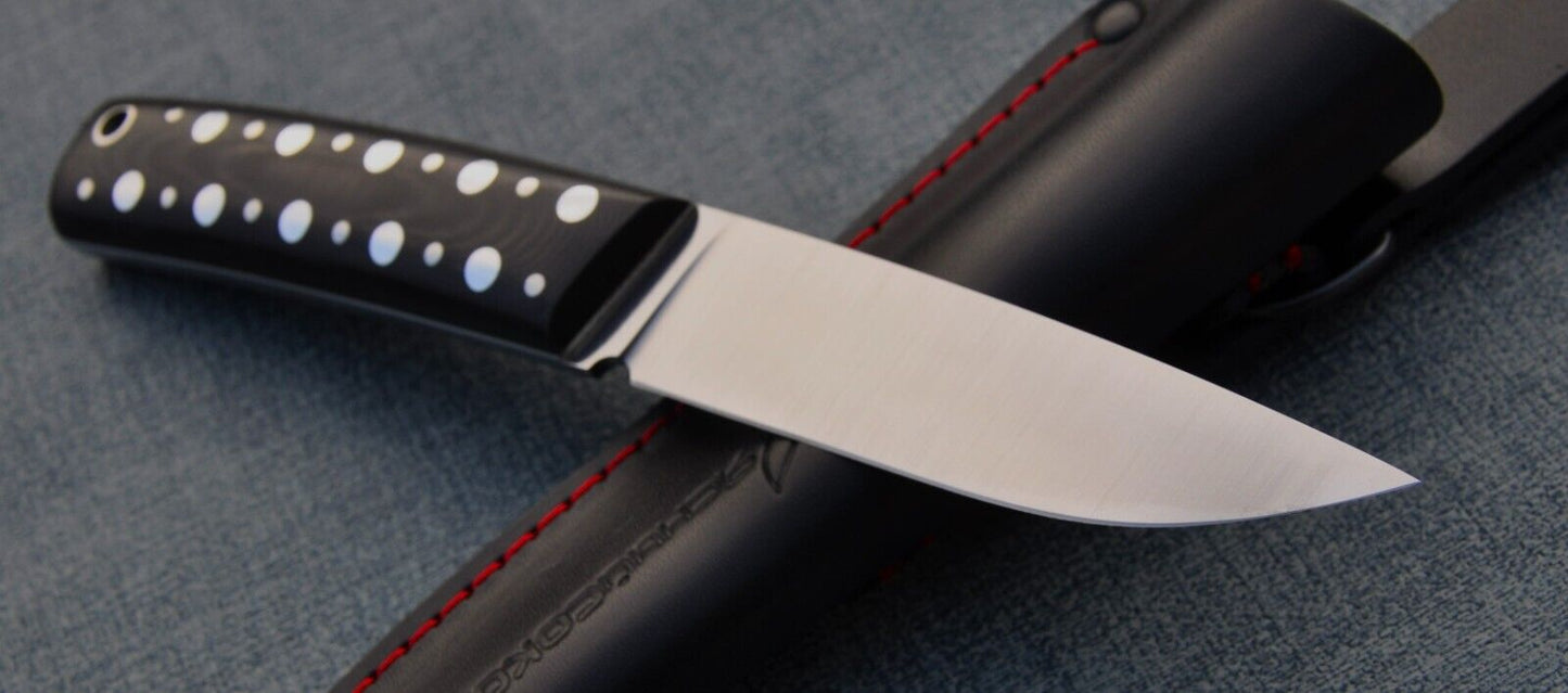 H12MF Full Tang Outdoor Jagdmesser Yasniy Sokol Handarbeit