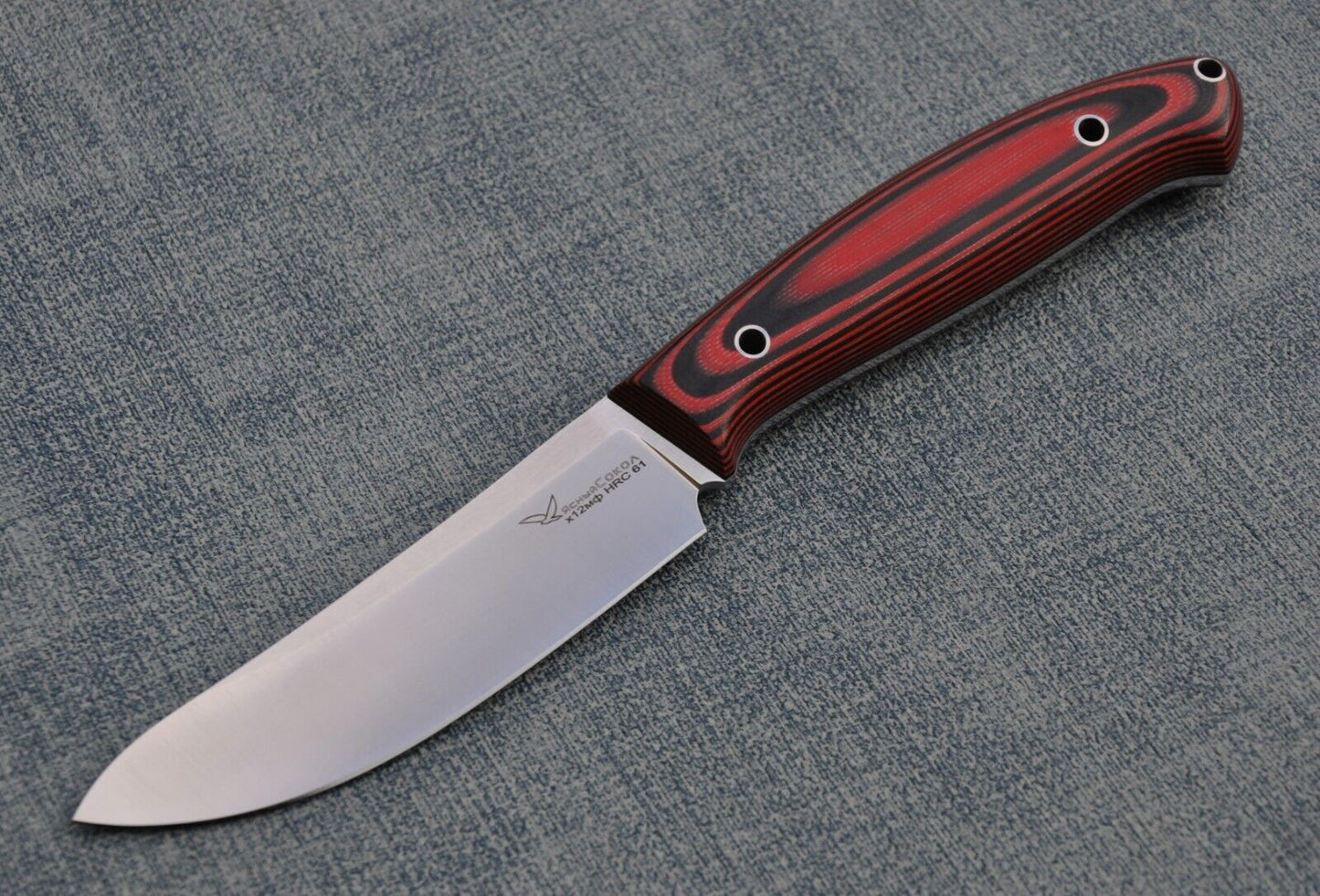 H12MF Full Tang Outdoor Jagd Messer Yasniy Sokol Handarbeit HRC 61 Лесник