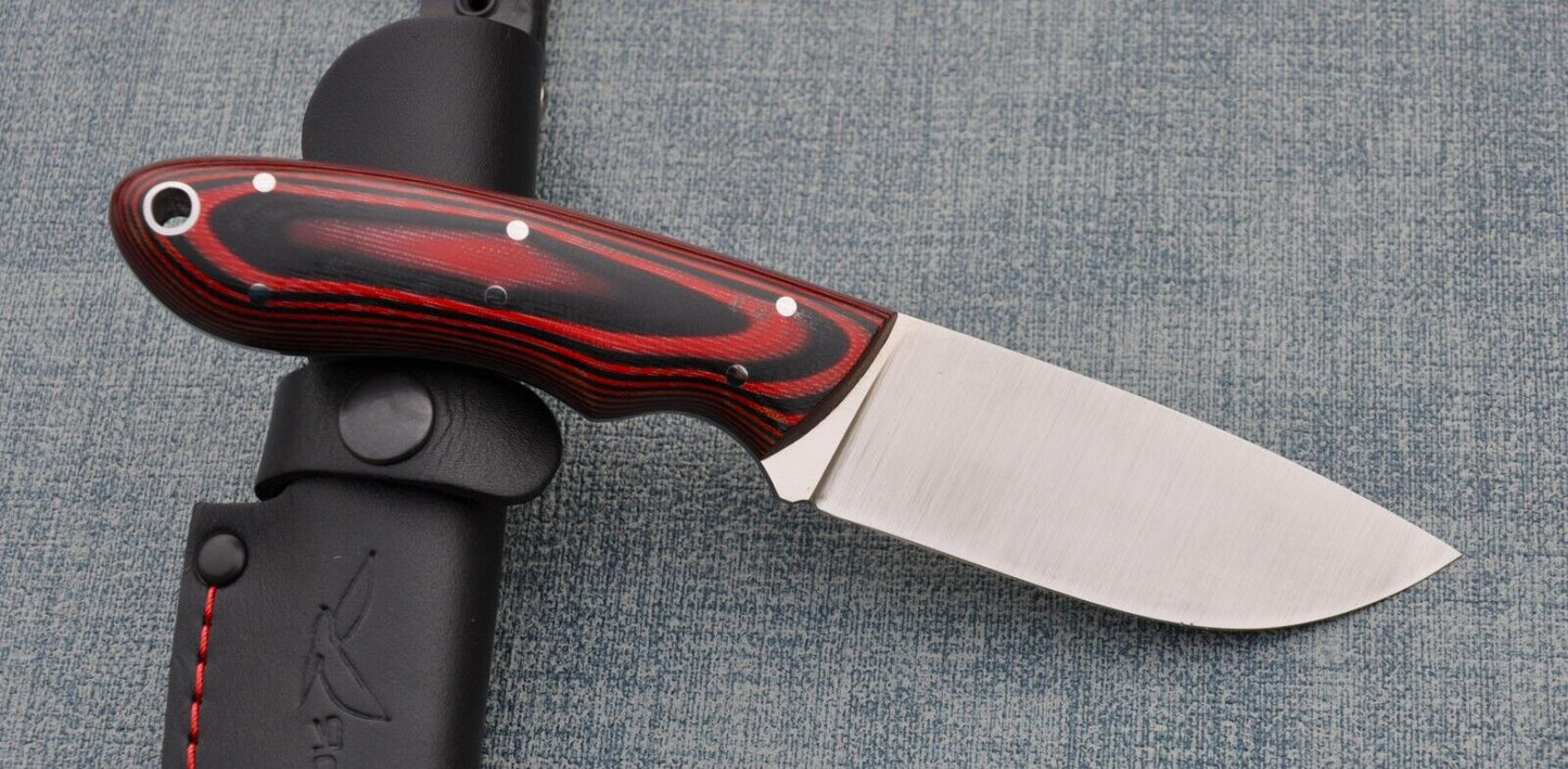 M390 Stahl Full Tang Outdoor Jagdmesser Yasniy Sokol Handarbeit