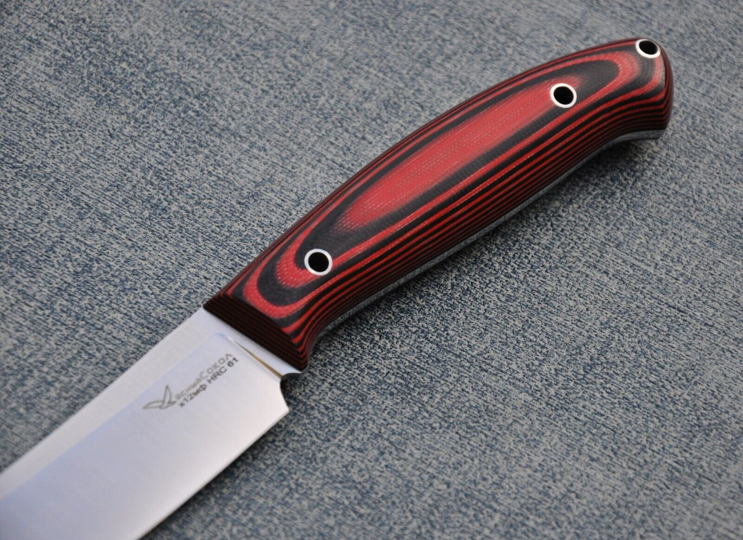 H12MF Full Tang Outdoor Jagd Messer Yasniy Sokol Handarbeit HRC 61 Лесник