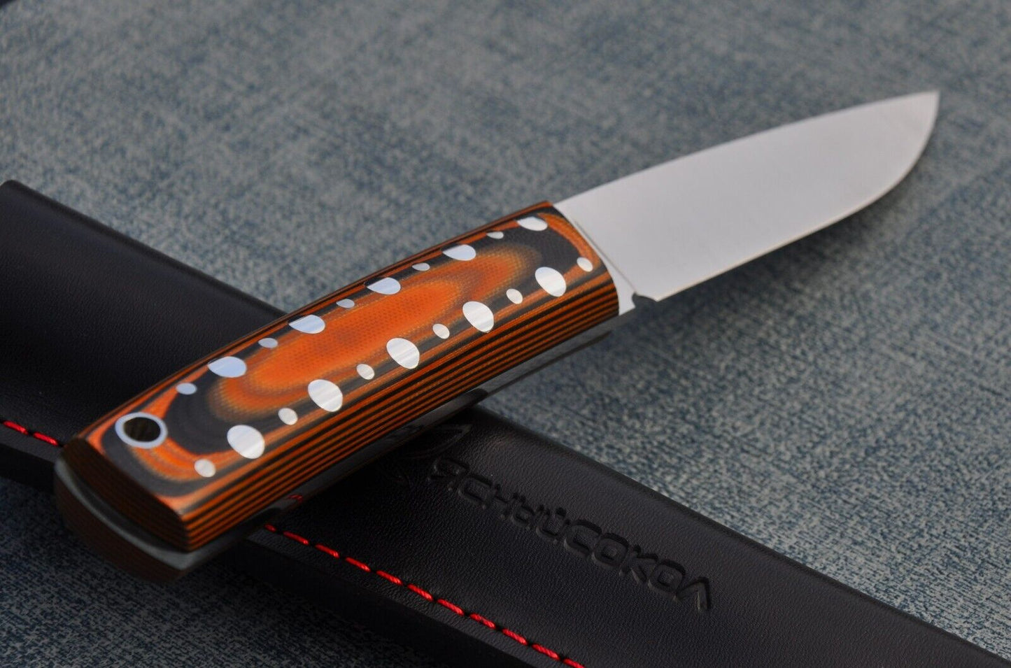 H12MF Full Tang Outdoor Jagdmesser Yasniy Sokol Handarbeit