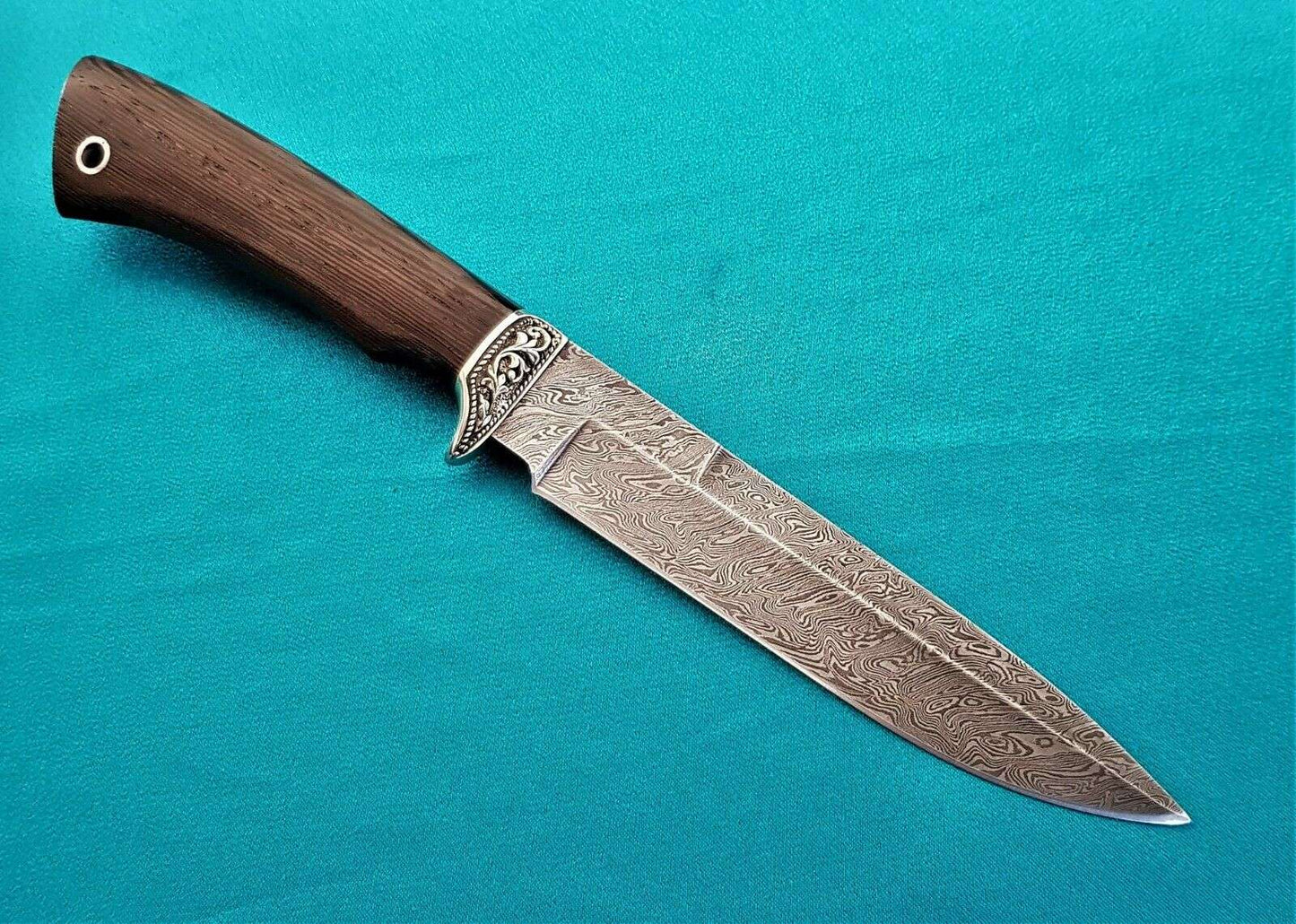 Damaszener Stahl Outdoor Jagdmesser A.Maruschin