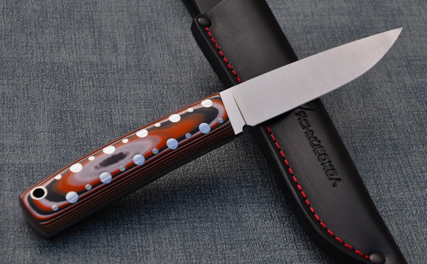 H12MF Full Tang Outdoor Jagdmesser Yasniy Sokol Handarbeit