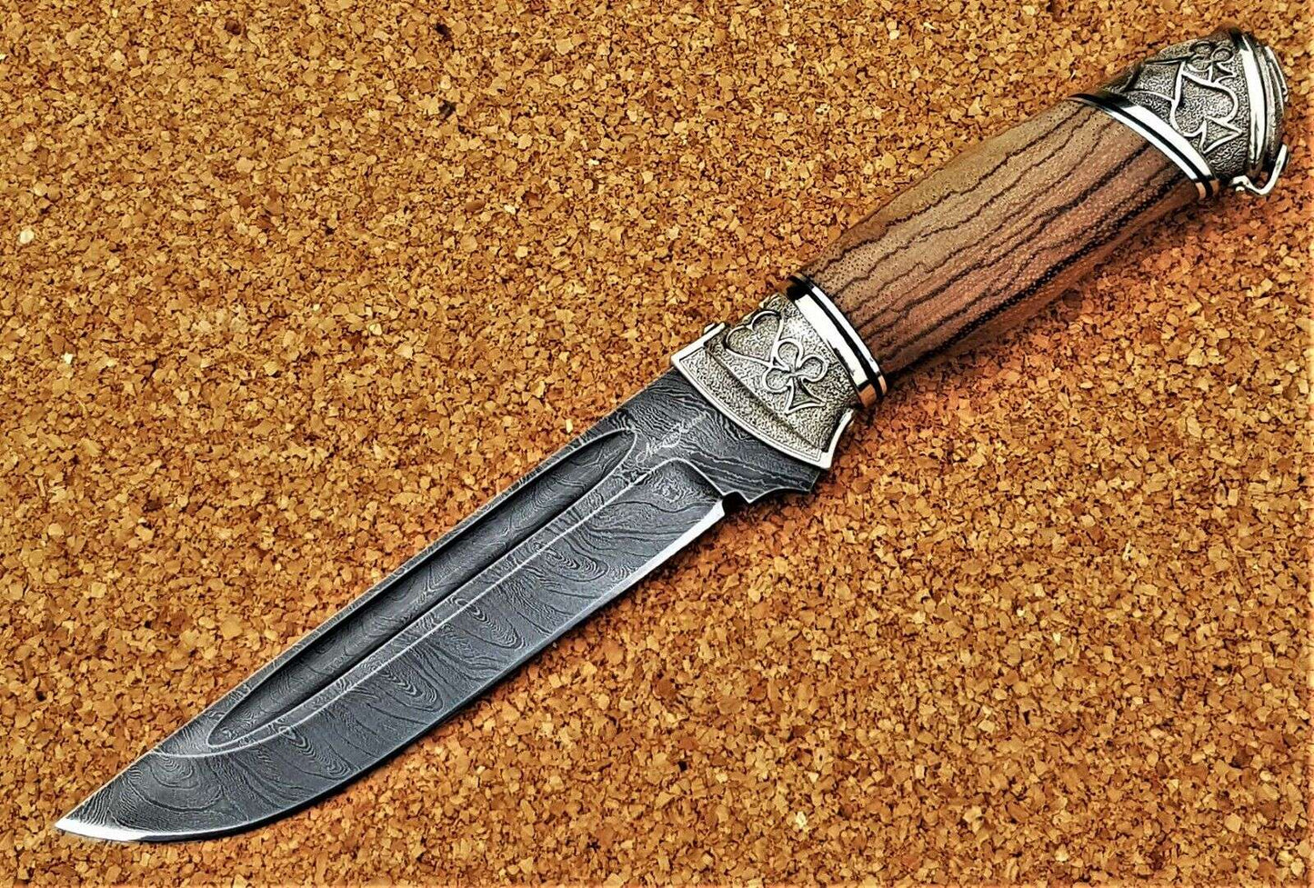 Damast Outdoor Jagd Messer Nazarov Knives Russland Handarbeit HRC 62 Боец
