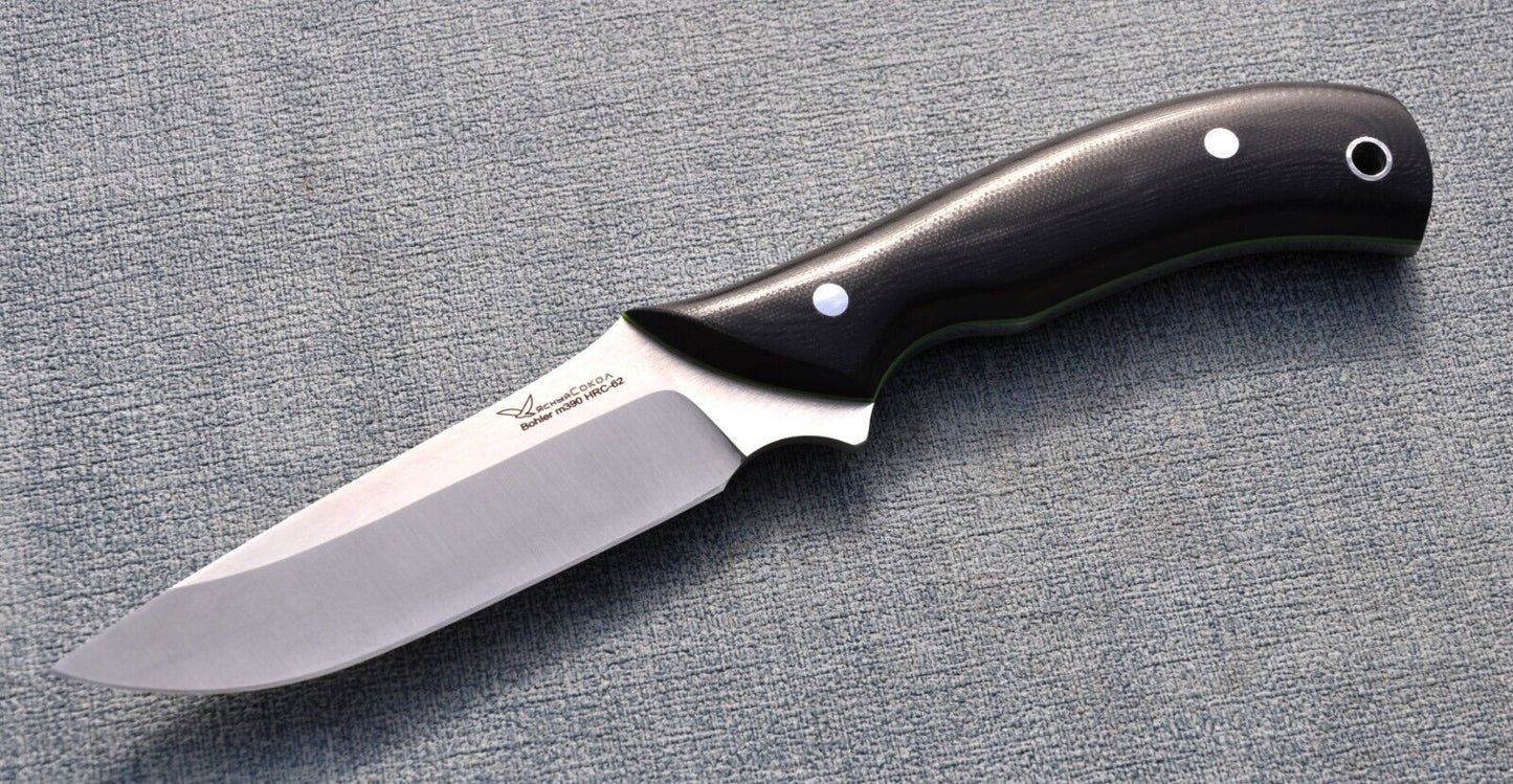 Full Tang Jagdmesser in rostfreiem M390 Stahl mit dem Kunststoffgriff