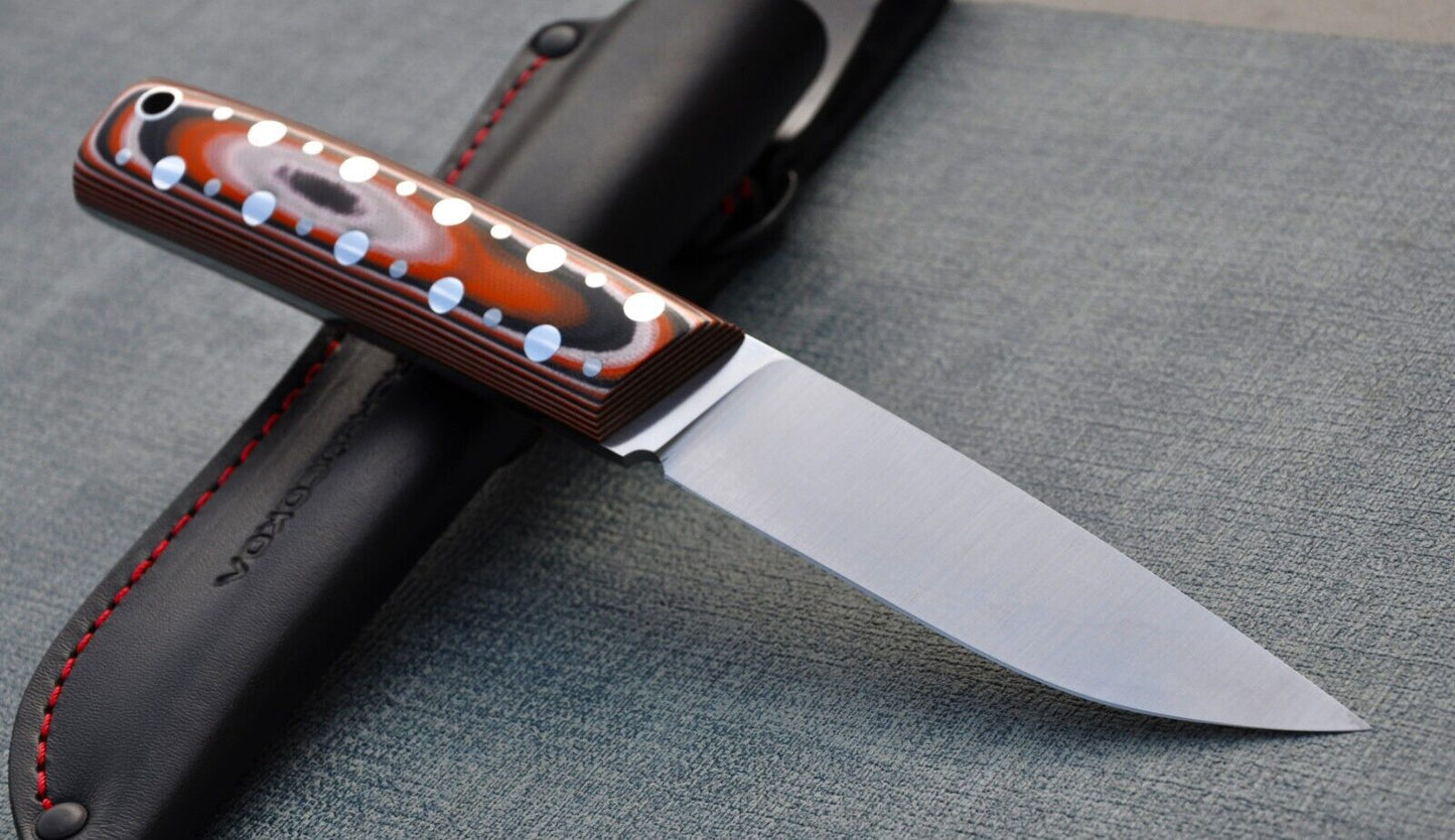 H12MF Full Tang Outdoor Jagdmesser Yasniy Sokol Handarbeit