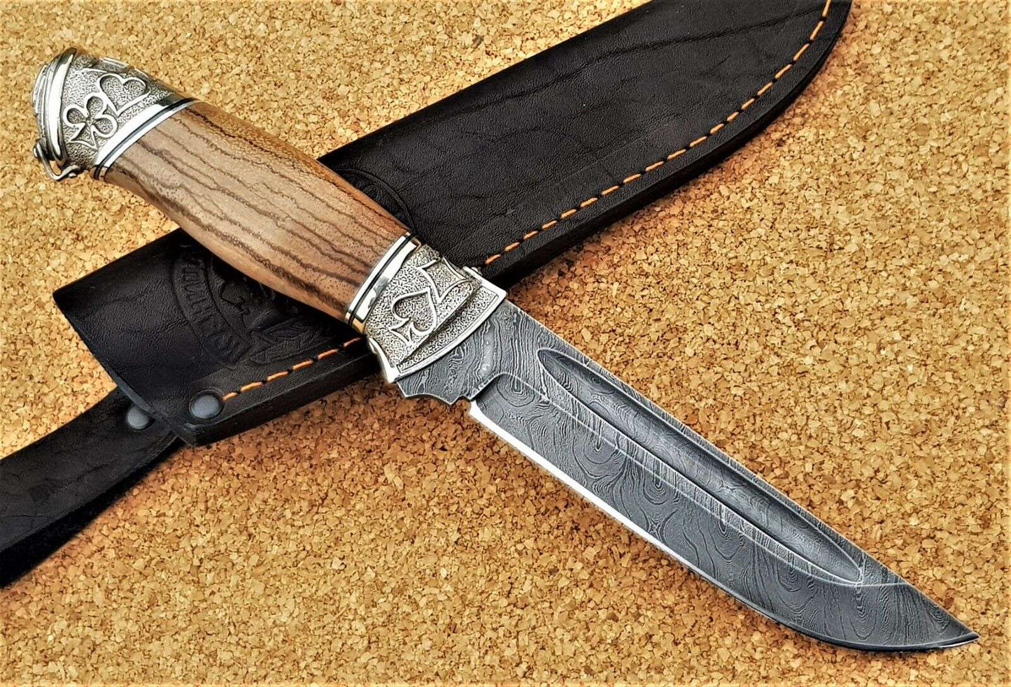 Damast Outdoor Jagd Messer Nazarov Knives Russland Handarbeit HRC 62 Боец