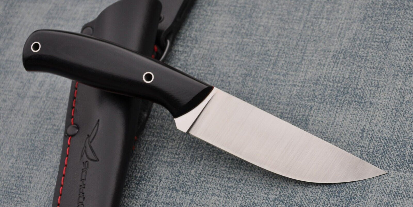 H12MF Full Tang Outdoor JagdMesser Yasniy Sokol Handarbeit HRC 61 Сокол