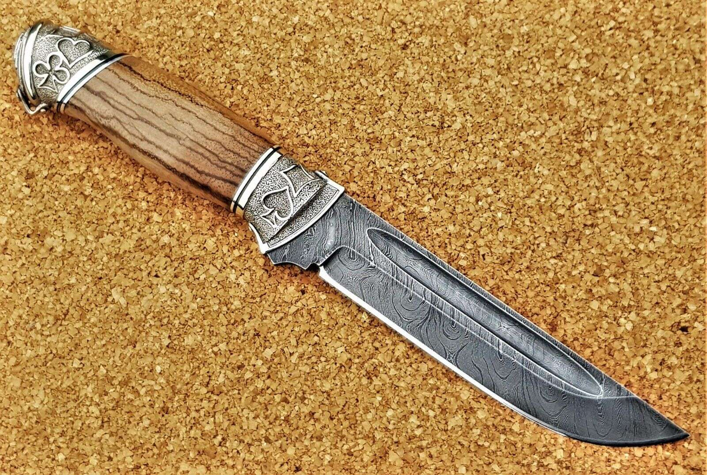 Damast Outdoor Jagd Messer Nazarov Knives Russland Handarbeit HRC 62 Боец