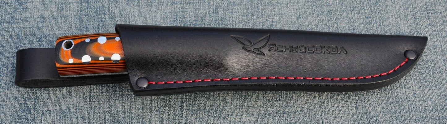 H12MF Full Tang Outdoor Jagdmesser Yasniy Sokol Handarbeit